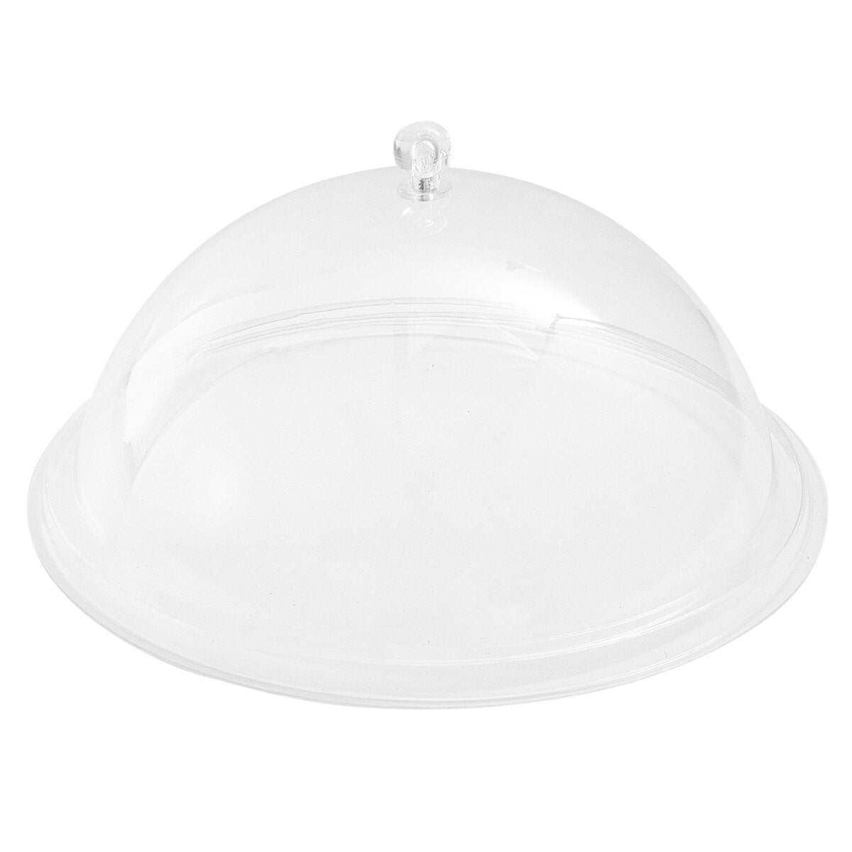 1Pc Acrylic Round Food Cover Durable Food Tent Food Insulation Lid For Home Bread Dessert Dish Transparent (8-Inch 10inch 12inch