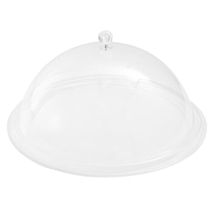 1Pc Acrylic Round Food Cover Durable Food Tent Food Insulation Lid For Home Bread Dessert Dish Transparent (8-Inch 10inch 12inch