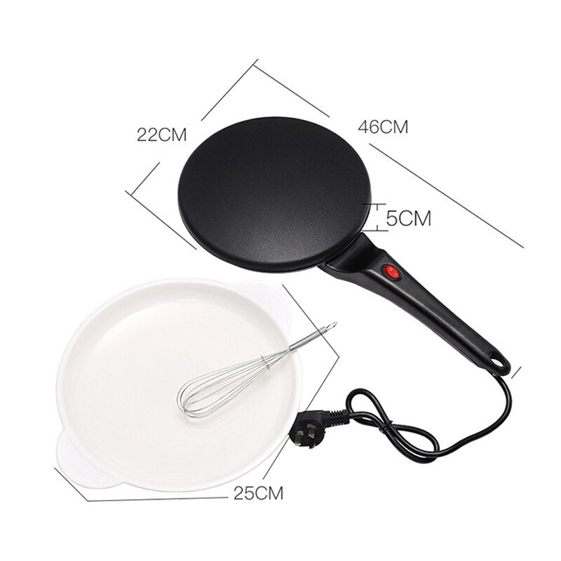 Home 220V Electric Crepe Maker Pizza Pancake Machine Non-Stick Griddle Baking Pan Cake Machine Household Kitchen Cooking Tools