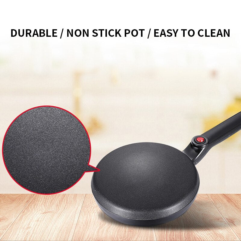 Home 220V Electric Crepe Maker Pizza Pancake Machine Non-Stick Griddle Baking Pan Cake Machine Household Kitchen Cooking Tools