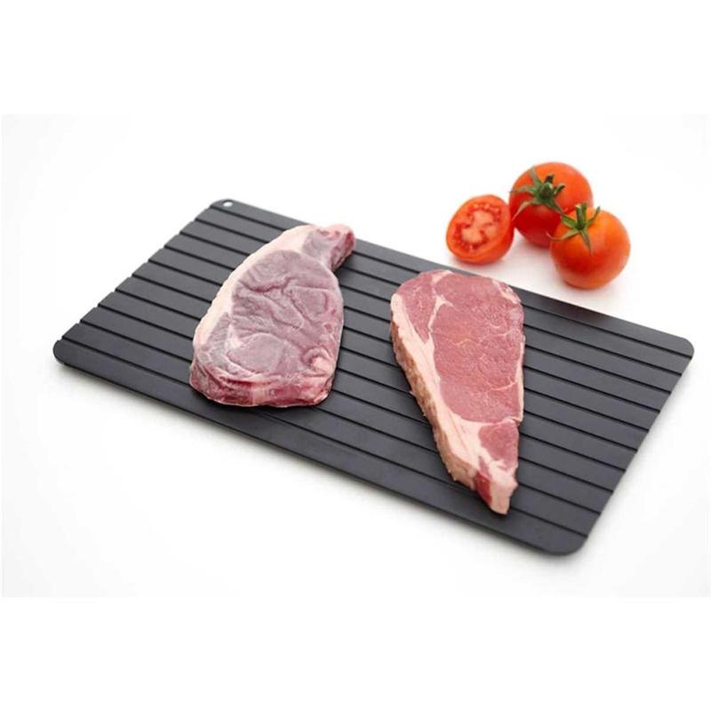 Home Portable 1pc Fast Defrost Tray Fast Thaw Frozen Meat Fish Sea Food Quick Defrosting Plate Board Tray Kitchen Gadget Tool