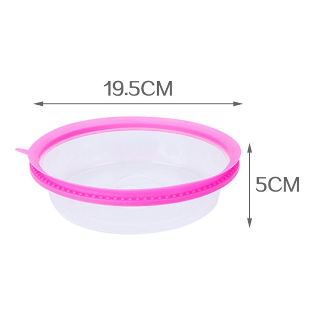 Household PP Fridge Plate Cover Practical Microwave Heating Lid Food Safety Creative Home Supplies Anti-Sputtering Cover