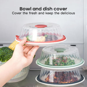 Microwave Heating Sealing Lid Can Be Superimposed On The Refrigerator Fresh-keeping Lid Plastic Bowl Lid Food Preservation Cover