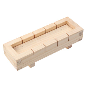 New Wooden Rectangular Sushi Press Mold Box Sushi Making Kit DIY Sushi Rice Roller Molds Sushi Kitchen Making Tools 21x7x5cm