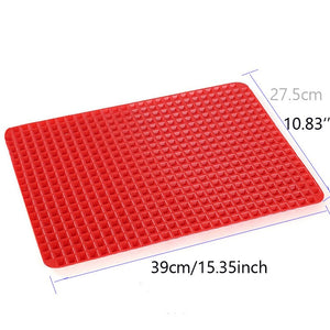 Portable Silicone Baking Mats Pad Pyramid Shape Nonstick BBQ Pan Bakeware Moulds Microwave Oven Baking Tray Sheet Kitchen Tools