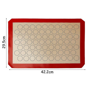 Portable Silicone Macaron Baking Mat - for Bake Pans - Macaroon/Pastry/Cookie Making - Professional Grade Nonstick Drop Shipping