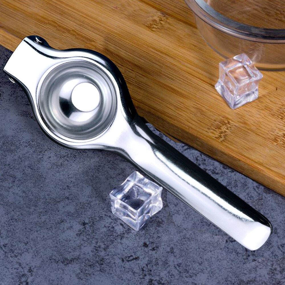 Portable Stainless Steel Lemon Squeezer Kitchen Tools Orange Juicer Fruit Juice Reamers Fast Handle Press Multifunctional Tool