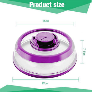 Vacuum Food Sealer Cover Kitchen Instant Vacuum Food Sealer Fresh Cover Refrigerator Dish Covers Topper Dome Kitchen Tool#35